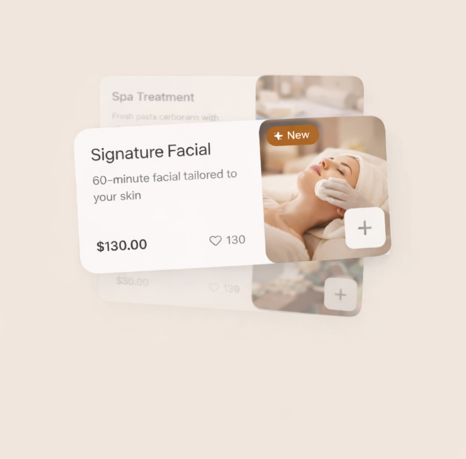 Structured offers with upgrades and deposits